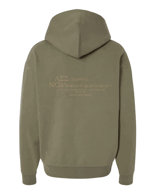 NEWBORNS OF 20** HOODIE OLIVE